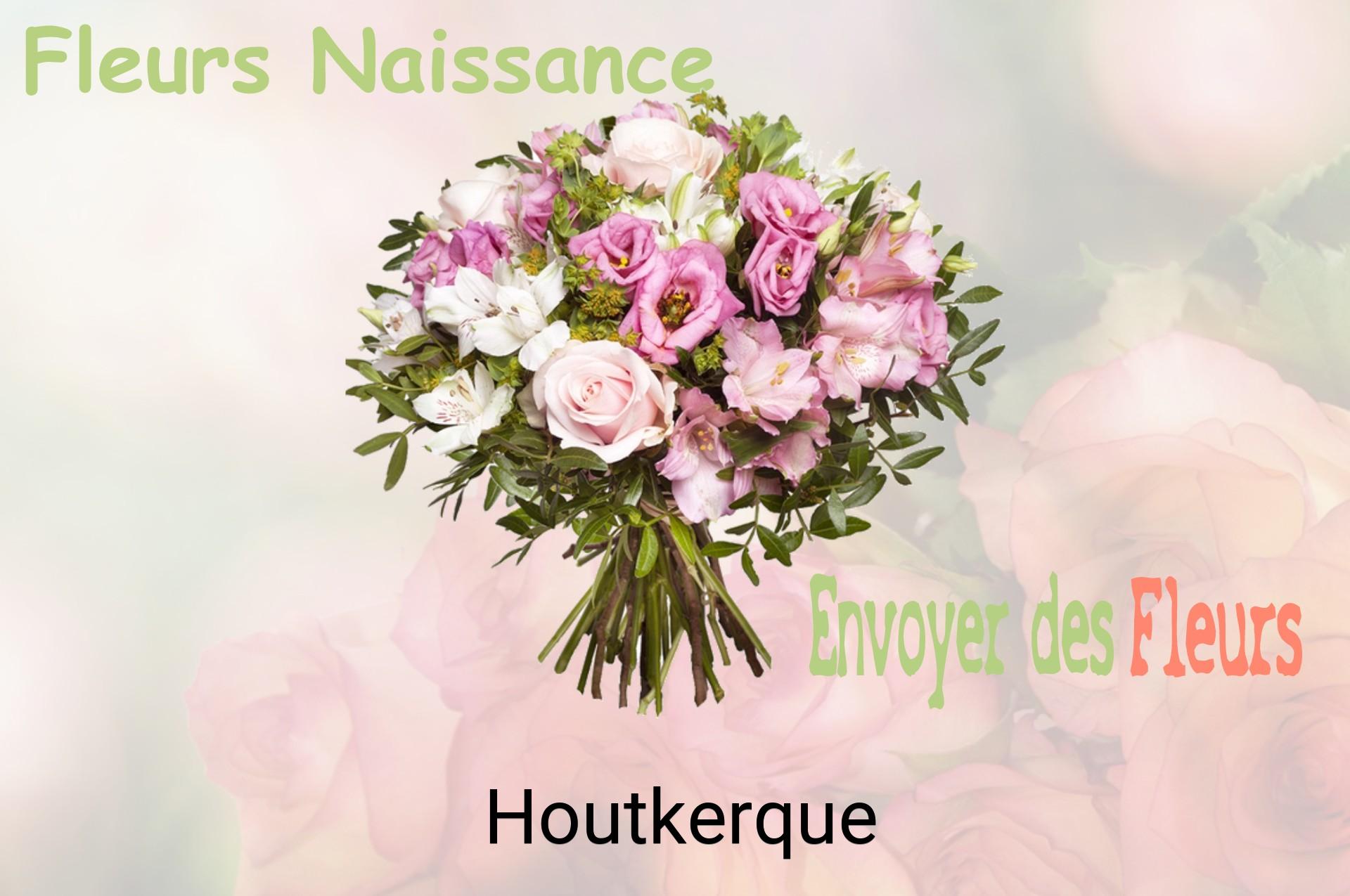 Bouquet de fleurs de naissance livré à Houtkerque